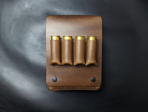 LEATHER HUNTING BELT POUCH - Ammo Pouch