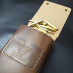 Load image into Gallery viewer, LEATHER HUNTING BELT POUCH - Ammo Pouch
