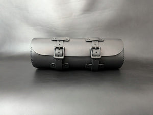 Motorcycle Leather Bag - All Black