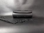 Load image into Gallery viewer, Motorcycle Leather Bag - All Black
