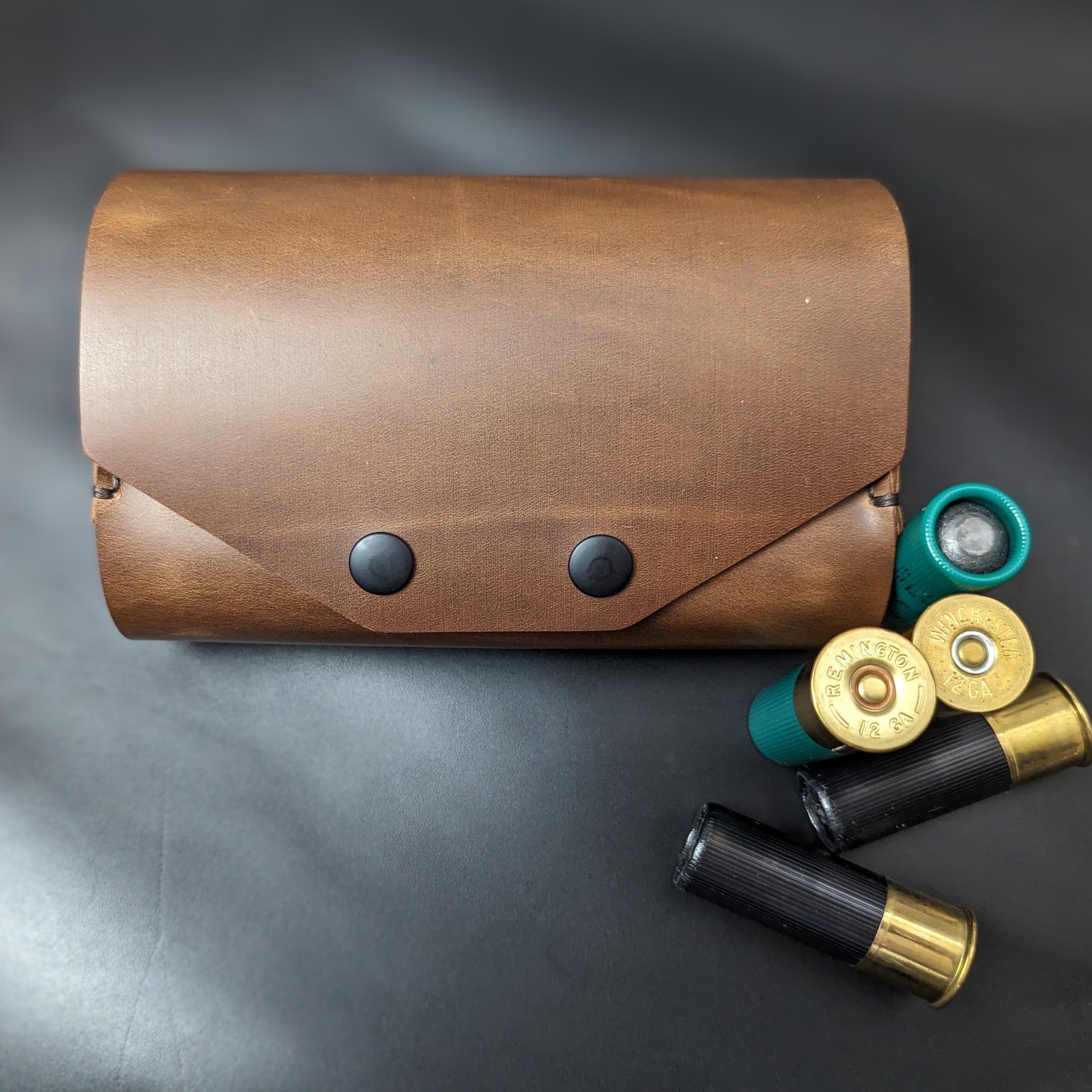 Leather 12 gauge Pouch