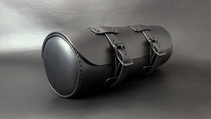 Motorcycle Leather Bag - All Black