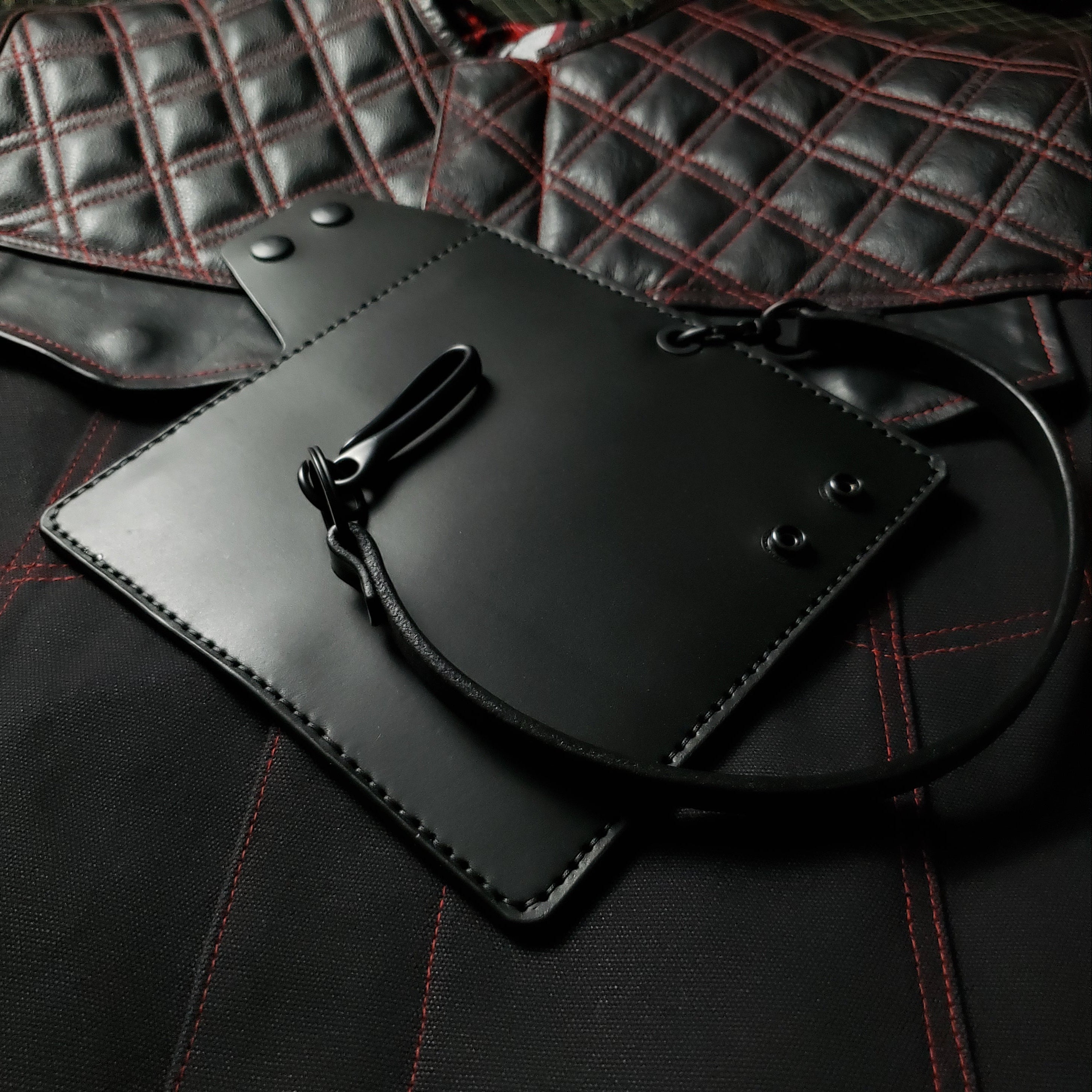 LONG TRUCKER WALLET - all black
