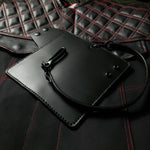Load image into Gallery viewer, LONG TRUCKER WALLET - all black
