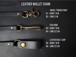 Load image into Gallery viewer, 6 POCKET BIKER WALLET - brown leather/antique brass hardware
