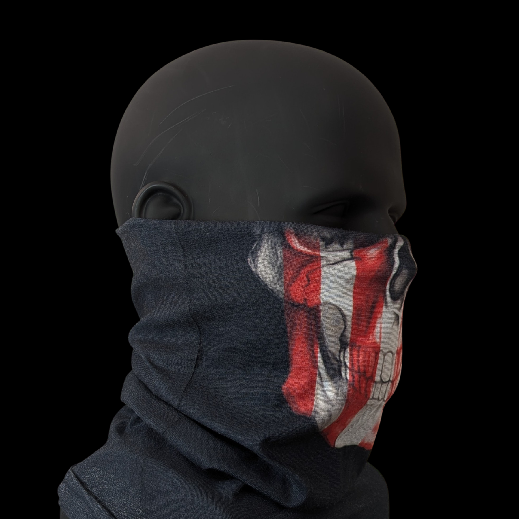 Tube Face Mask - Skull USA Flag