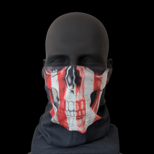 Tube Face Mask - Skull USA Flag