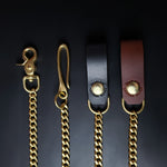 Load image into Gallery viewer, WALLET CHAIN - Natural Brass
