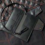 Load image into Gallery viewer, LONG TRUCKER WALLET - all black
