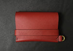 Load image into Gallery viewer, SINGLE POCKET SAFFIANO - red wine
