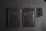 Load image into Gallery viewer, 6 POCKET SNAP WALLET - black
