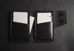 Load image into Gallery viewer, 6 POCKET SNAP WALLET - black
