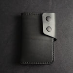 Load image into Gallery viewer, 6 POCKET SNAP WALLET - black
