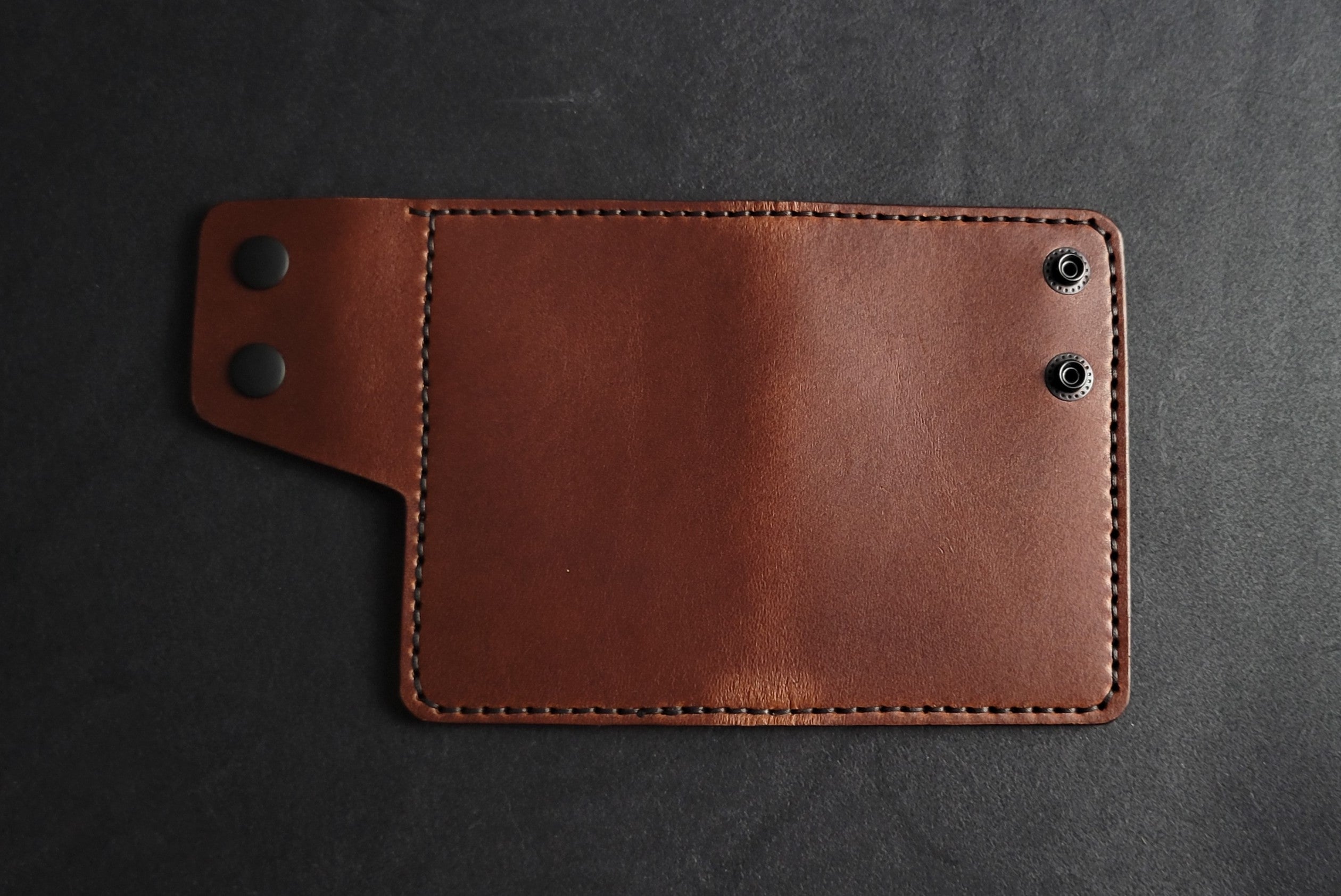 6 POCKET SNAP WALLET - brown