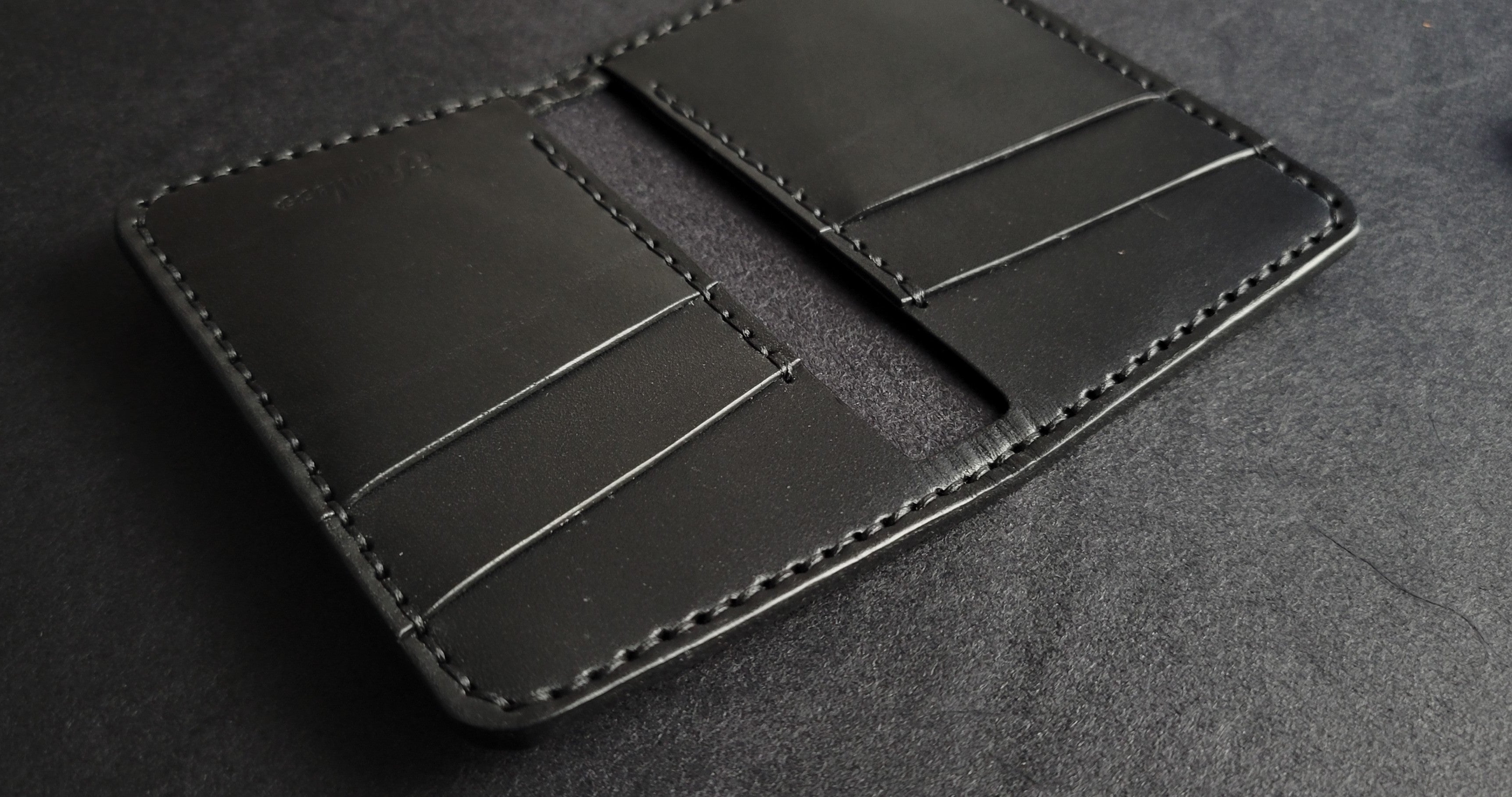 6 POCKET WALLET - black