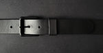 Load image into Gallery viewer, ALL BLACK LEATHER BELT
