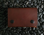 Load image into Gallery viewer, DOUBLE-POCKET - brown leather
