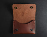Load image into Gallery viewer, DOUBLE-POCKET - brown leather
