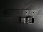 Load image into Gallery viewer, ALL BLACK LEATHER BELT

