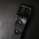 Load image into Gallery viewer, ALL BLACK LEATHER BELT
