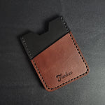 Load image into Gallery viewer, MONEY CLIP WALLET  - dark brown/black
