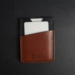 Load image into Gallery viewer, MONEY CLIP WALLET  - dark brown/black
