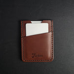 Load image into Gallery viewer, MONEY CLIP WALLET  - dark brown
