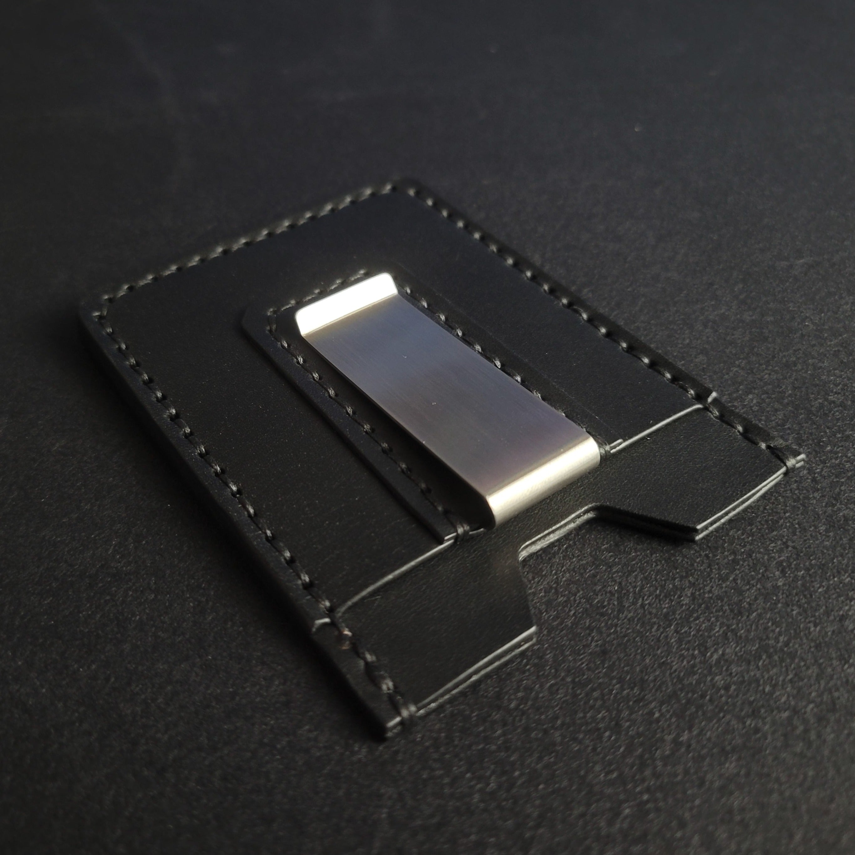 MONEY CLIP WALLET  - black