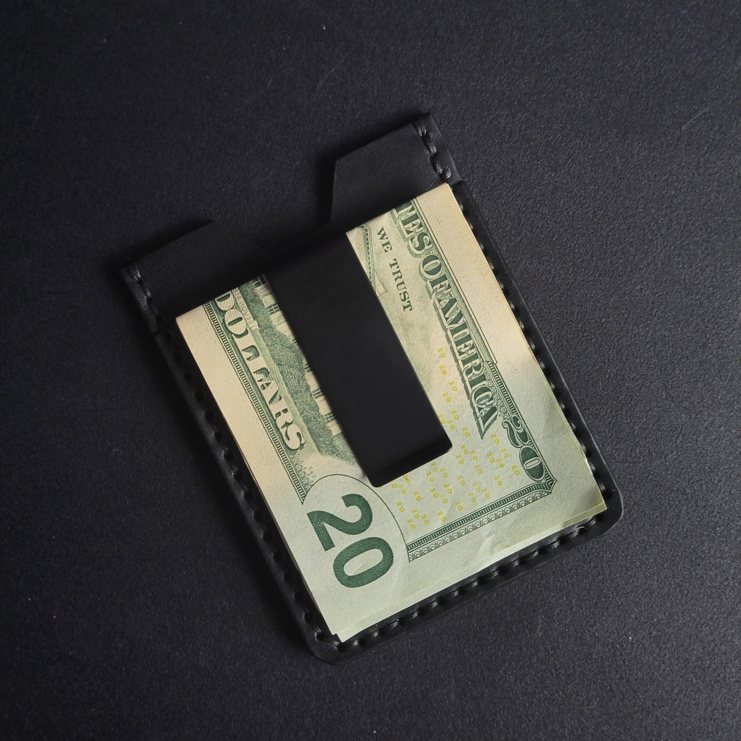 MONEY CLIP WALLET  - black