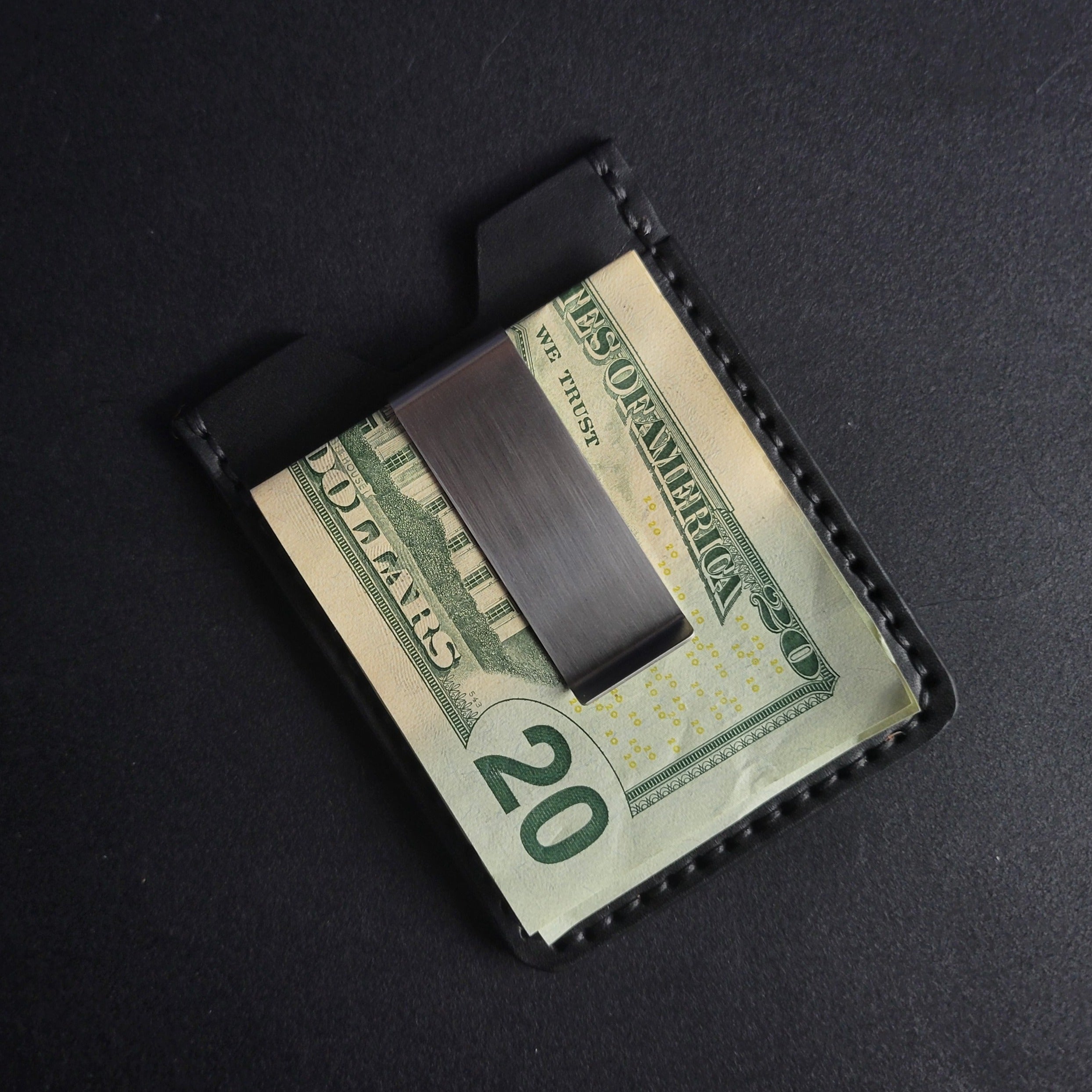 MONEY CLIP WALLET  - black