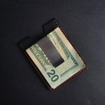 Load image into Gallery viewer, MONEY CLIP WALLET  - dark brown/black

