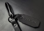 Load image into Gallery viewer, BLACK LEATHER STRAP WALLET CHAIN - all Black
