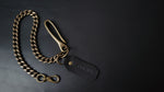 Load image into Gallery viewer, WALLET CHAIN - antique brass hardware
