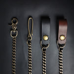 Load image into Gallery viewer, WALLET CHAIN - antique brass hardware
