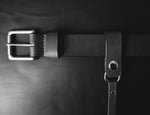 Load image into Gallery viewer, BLACK LEATHER STRAP WALLET CHAIN - all Black
