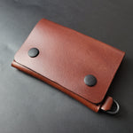 Load image into Gallery viewer, SINGLE POCKET BIKER WALLET - brown
